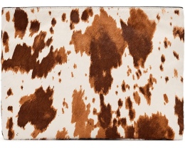 Миниатюрный клатч AllSaints Bettina Cow из премиальной кожи