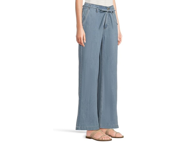 Zoey 31in with Offset Beltloops Waist Tie in Tranquility