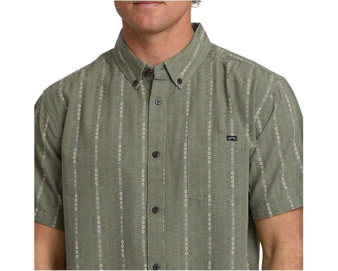 Рубашка Billabong All Day Jacquard с коротким рукавом и карманом