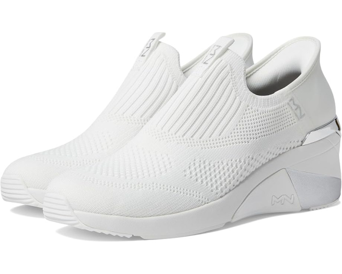 SKECHERS A-Wedge слипоны на танкетке с технологией Memory Foam