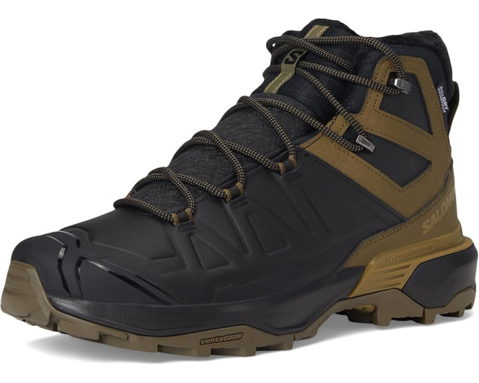 Зимние ботинки Salomon X Ultra Snowpilot с водонепроницаемой мембраной и утеплением