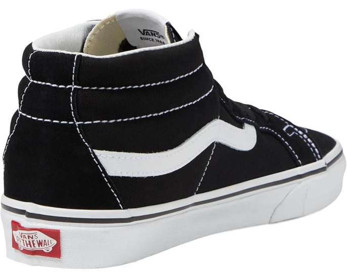 Кроссовки Vans SK8-Mid Reissue с тройной строчкой и подошвой Waffle