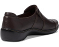 Мокасины Clarks Cora Poppy из текстурированной кожи и текстиля