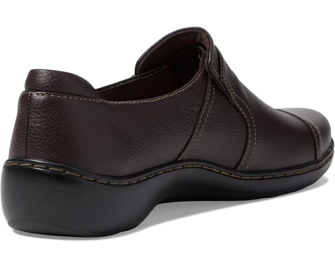 Мокасины Clarks Cora Poppy из текстурированной кожи и текстиля