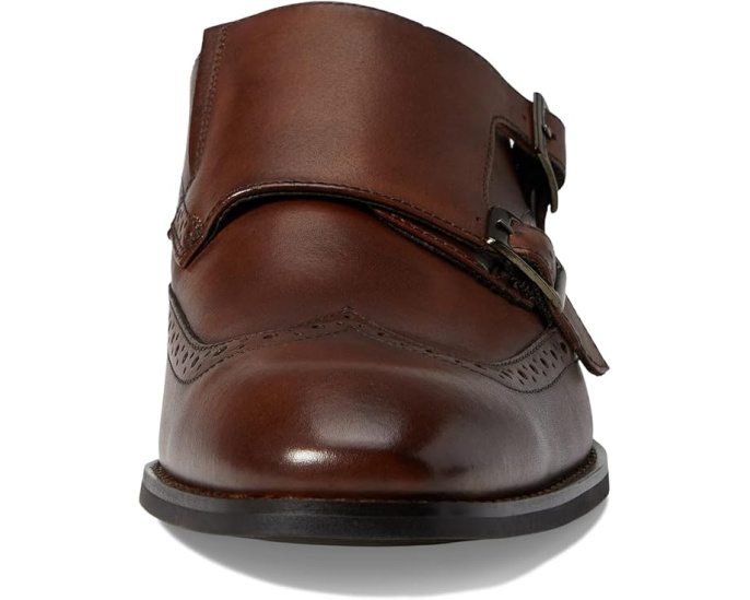 Туфли Stacy Adams Karson Wing Tip с двойной пряжкой и перфорацией