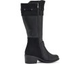 Высокие кожаные сапоги Spring Step Velandra на каблуке