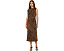 Плиссированное платье Ocelot-Print из крепа от Lauren Ralph Lauren