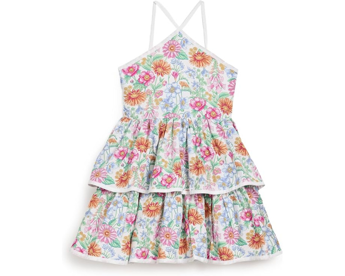 Платье Tiered Floral Halter с цветами Janie and Jack