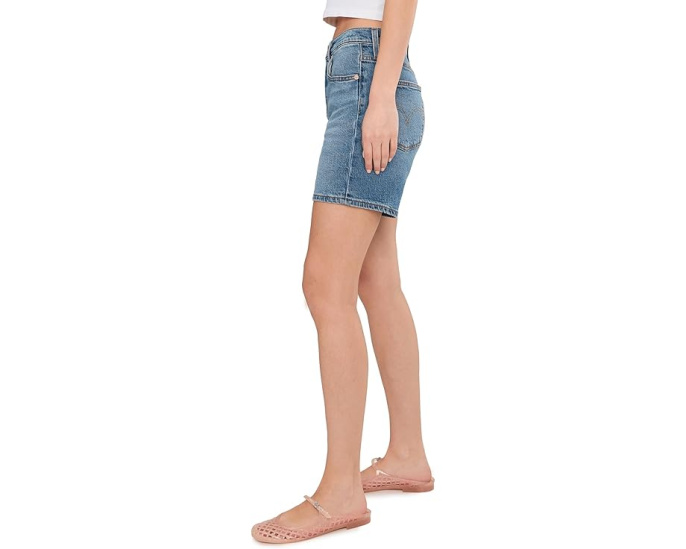 Шорты Levi's® Premium 501 Mid Thigh Light-Weight с высокой посадкой и пятью карманами