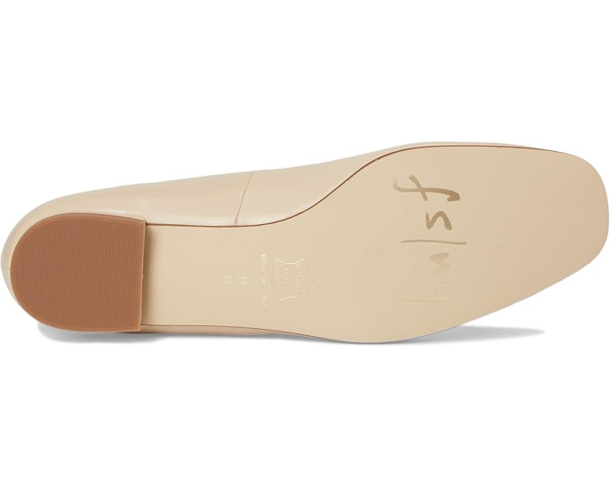 Балетки Poppie с бантом из натуральной кожи от French Sole