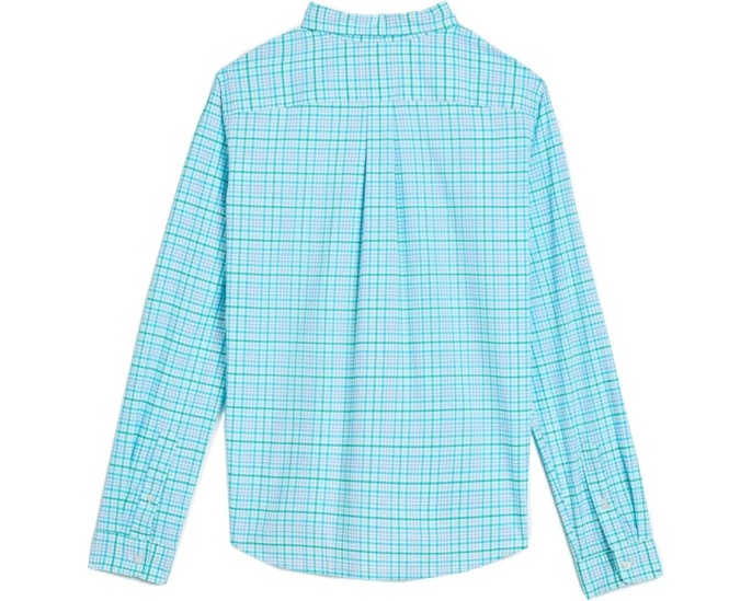 Рубашка Vineyard Vines Tiki Torch Plaid Performance из хлопка в клетку