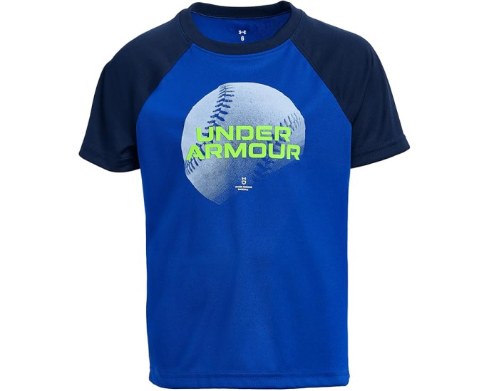 Under Armour Kids Бейсбольная футболка с коротким рукавом Baseball Tech Raglan