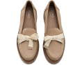 Лоферы TOMS Cara Bow с бантом и замшевым верхом