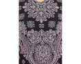 Платье Long Sleeve Mid Johnny Was с V-образным вырезом и сеткой