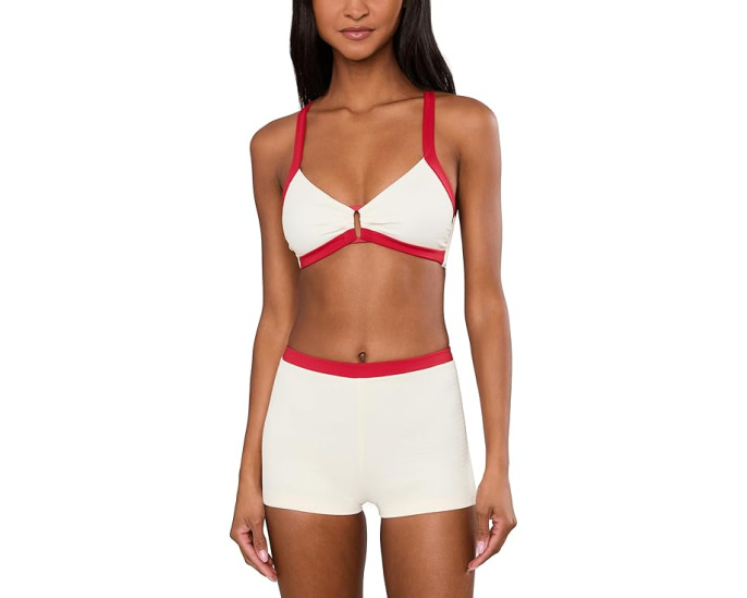 Бралетт Bandwave Multi Fit Trim Front Seafolly в полоску