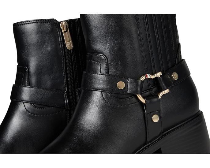 Ботильоны Varik от Tommy Hilfiger с круглым носком и молнией