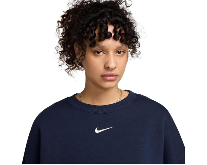 Оверсайз свитшот Nike Sportswear Phoenix Fleece с круглой горловиной