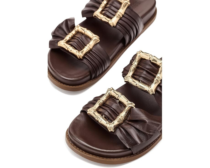Сандалии Schutz Enola Bamboo Sporty с массивной подошвой