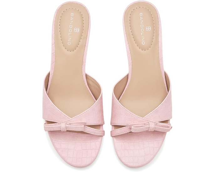 Сандалии Bandolino Rissie с бантом и каблуком kitten heel на платформе
