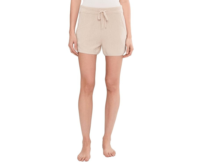 Barefoot Dreams Шорты CozyChic Ultra Lite с канатной полоской