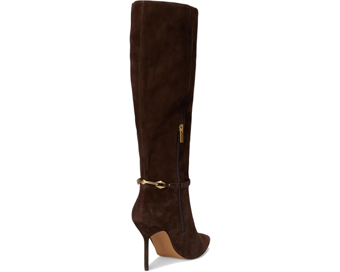 Ботинки Vince Camuto Mirtha до колена для широкой икры из замши с каблуком-шпилькой