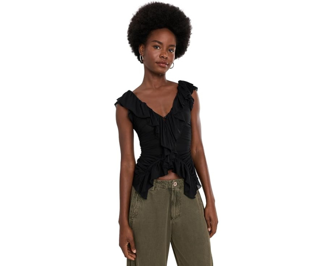 Топ с рюшами Blythe от Free People