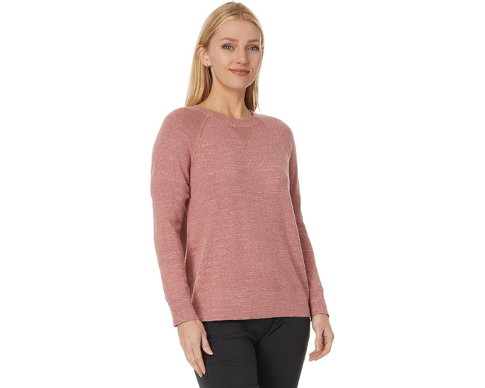 Свитер L.L.Bean Organic Cotton Slub с круглым вырезом и длинным рукавом