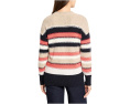 Полосатый джемпер NIC+ZOE Nep Knit Striped из фактурной пряжи