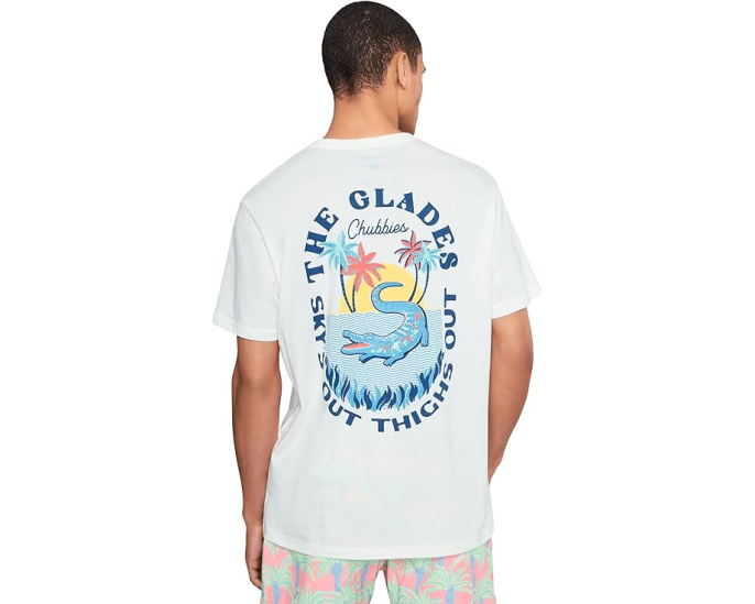Футболка Chubbies The Gatorglades с веселым принтом