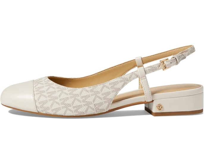 Майкл Корс балетки Perla Flex Sling Flat с пряжкой и металлическим акцентом