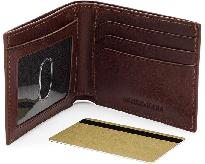 Кошелек Johnston & Murphy Grant Billfold с RFID-защитой