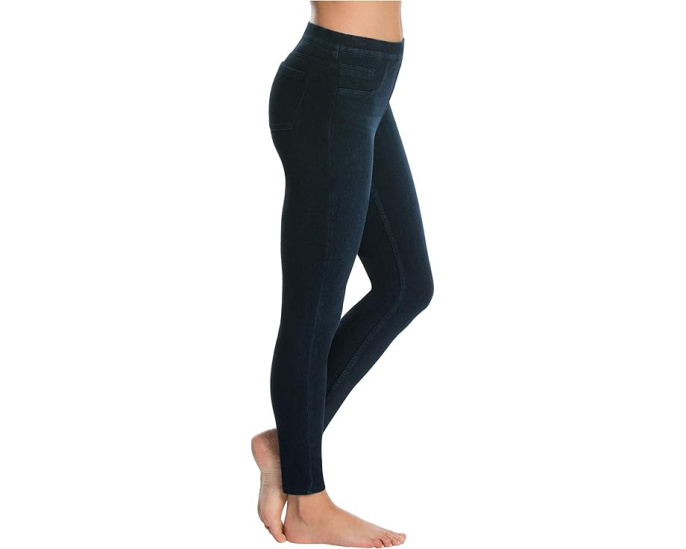 Леггинсы Spanx Jean-ish Ankle с эффектом джинсов и утягивающим поясом