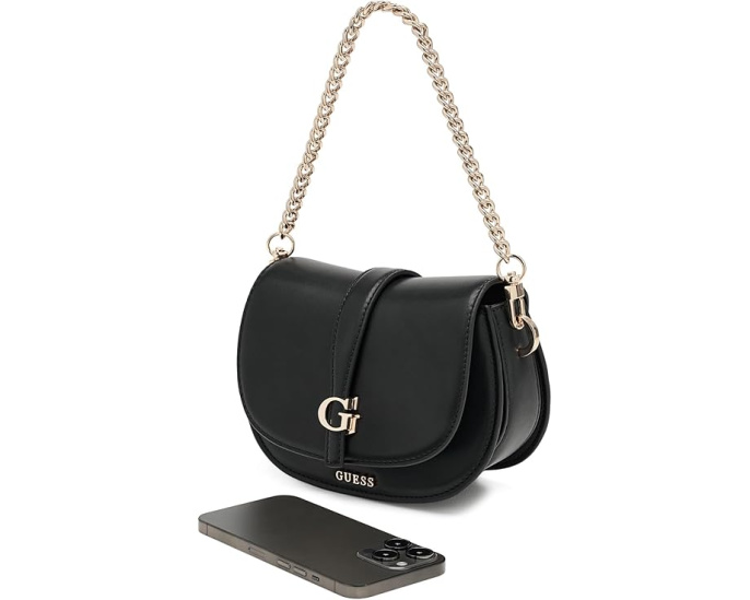 Мини-сумка через плечо Carrie Mini Flap с цепочкой GUESS