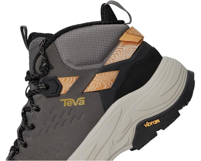 Трекинговые ботинки Teva Grandview Max GTX с мембраной GORE-TEX и подошвой Vibram