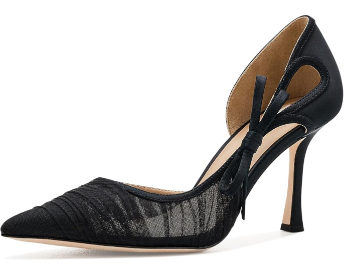 Туфли Badgley Mischka Rayna с бантом и плиссе