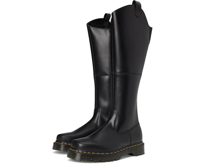 Сапоги Dr. Martens Amaayah Hi Leather Bex Riding до колена на платформе