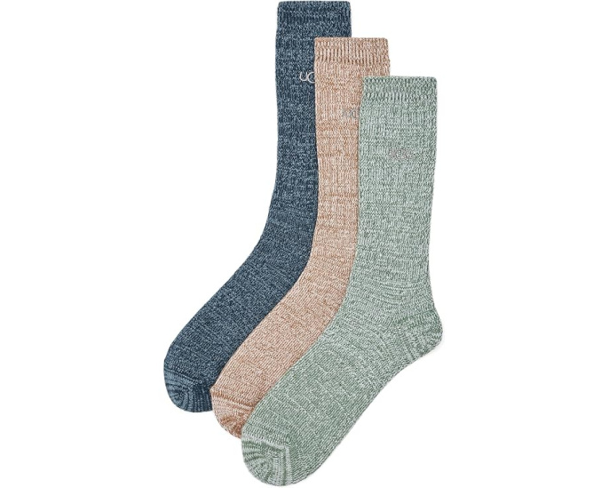 Носки Trey Rib Knit Cozy 3-Pack UGG
