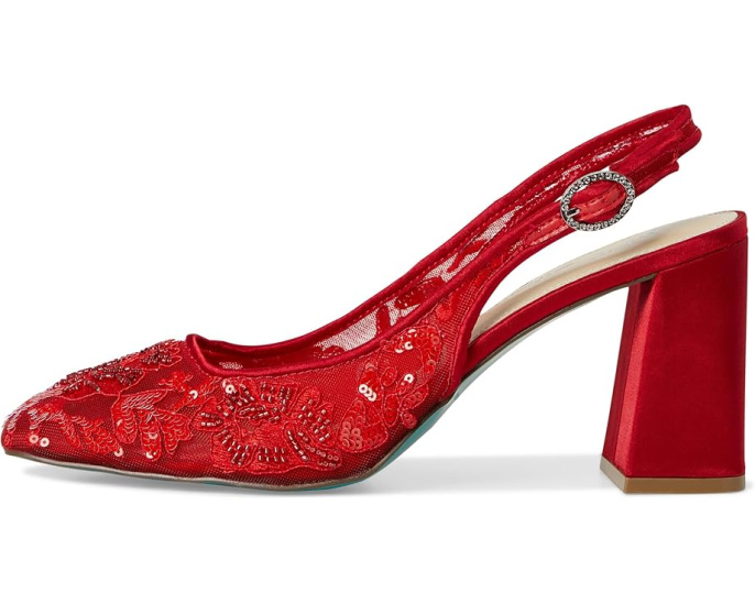 Туфли Blue by Betsey Johnson Ninah на устойчивом каблуке с сеткой