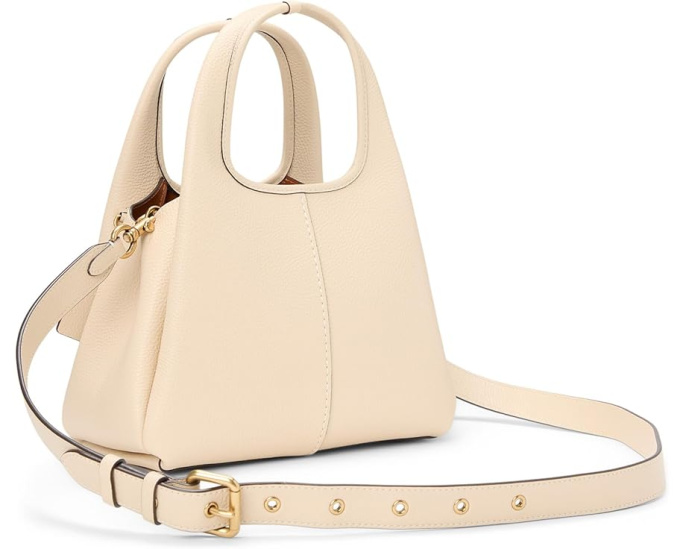 Сумка через плечо COACH Polished Pebble Leather Lana 23 с ремнем через плечо