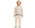 Детский свитер Barefoot Dreams CozyChic Sporty Rib Cable с рельефным узором