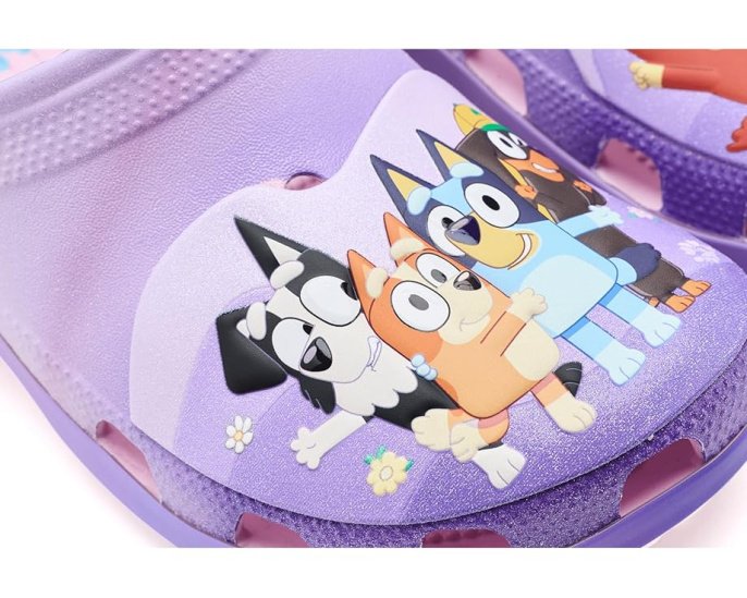 Кроксы Crocs Kids Bluey Classic Clogs с персонажами для детей