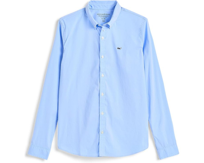 Рубашка Vineyard Vines Breakwater Solid Performance Cotton для детей