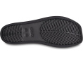 Сандалии-слипоны Crocs Miami с квадратным носком и ребристым ремешком