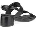 ECCO Босоножки Sculpted 35 Luxe Strap с открытым носком и каблуком-столбиком черные