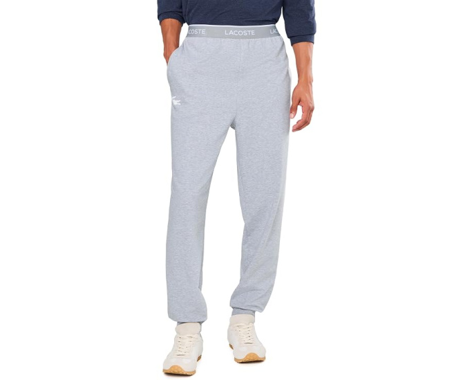Lacoste Хлопковые флисовые джоггеры для отдыха