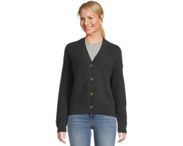 Короткий кардиган PACT Luxe Knit Cropped с V-образным вырезом