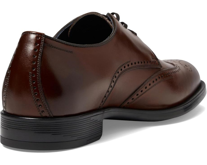 Оксфорды Johnston & Murphy Flynch Wing Tip из кожи со стеганым носком