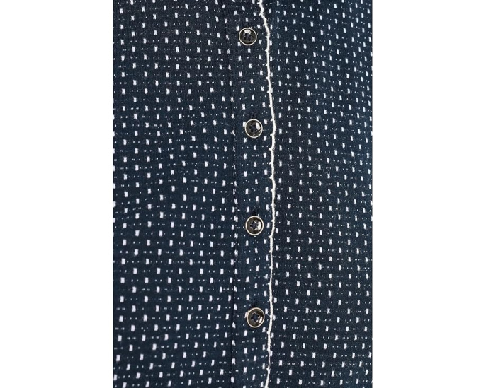 Поло NIC+ZOE Derby Dot Polo Top с точечным узором
