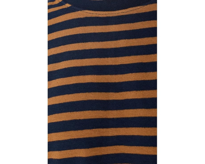 Madewell легкая футболка с длинным рукавом Oversize в полоску