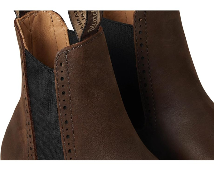 Ботинки Chelsea Blundstone 2151 High-Top с кожаным верхом и деталями брог